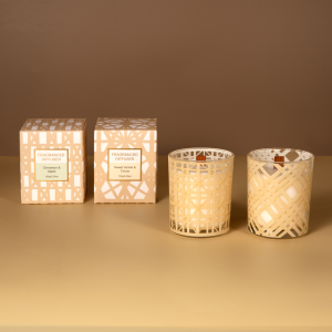180g scented glass candle in gift box