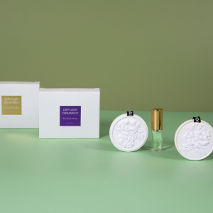 scented clay hanger +5ml fragrance oil in gift box